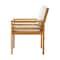 Alaterre Furniture Okemo Acacia Outdoor Dining Chair with Cushion ANOK02ANO - alternate 9